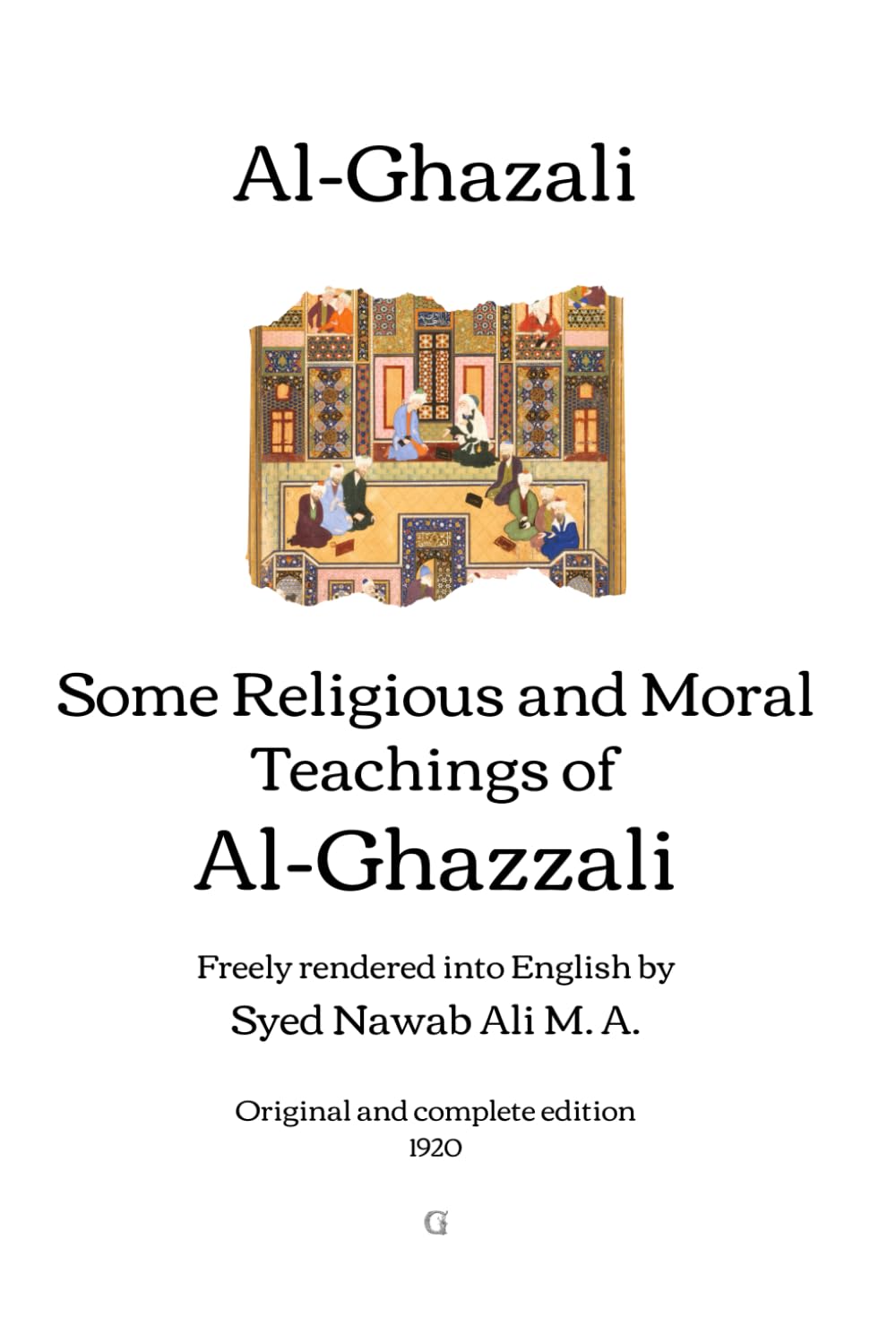 Cover Beberapa ajaran agama dan moral Al-Ghazali